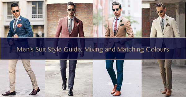 how to mix and match different suit colours