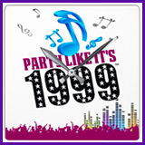  Party Like It's 1999® Design 13 Clock