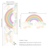 Rainbow Cloud Peel and Stick Art Wall Sticker - Fansee Australia