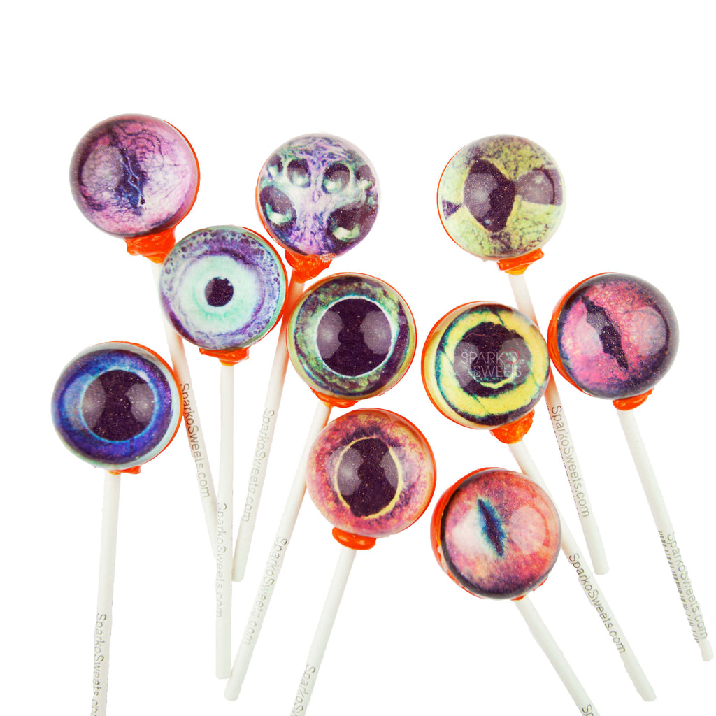 Scary Eyes Picture Lollipops for Halloween Lollipops, Party Favors ...
