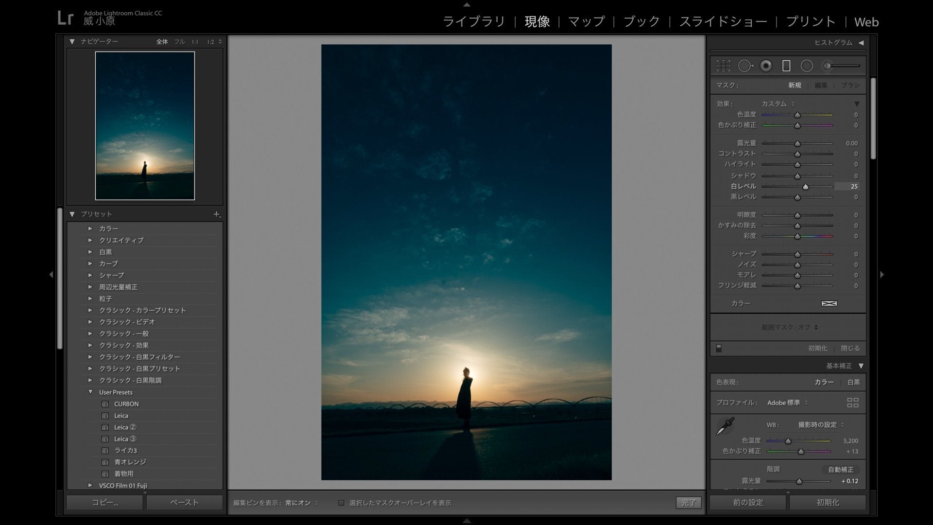 Lightroomを使った５枚の写真編集 Curbon