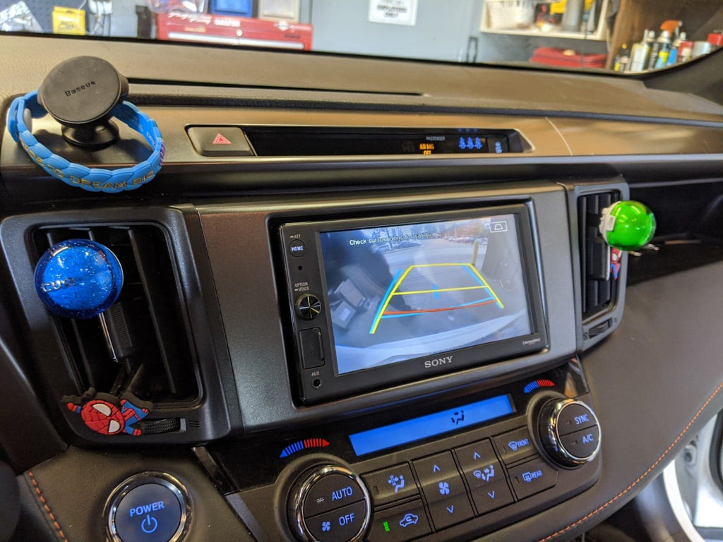 Rav4 hybrid backup camera retention aftermarket radio