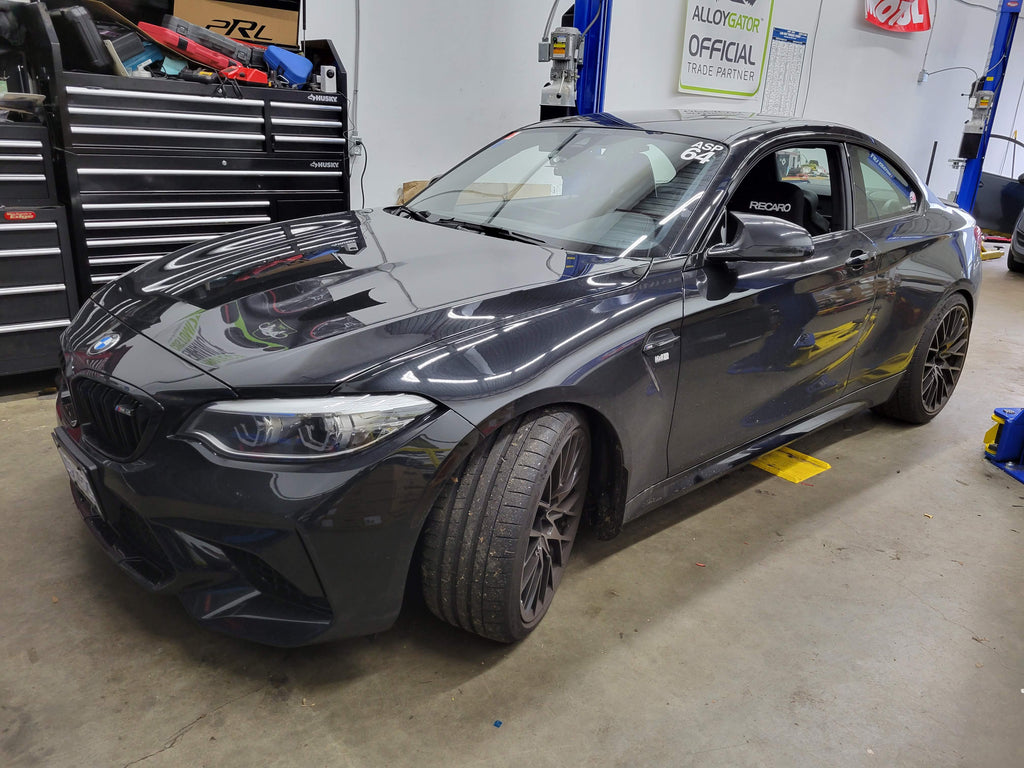 BMW M2C recaro bucket seat installation