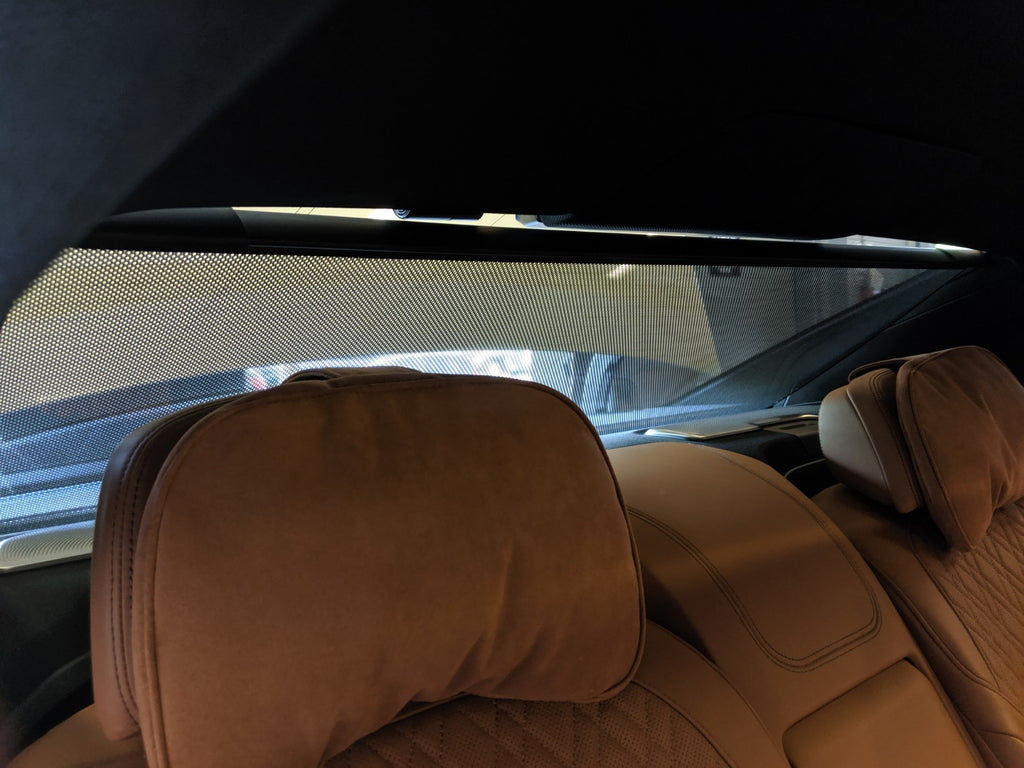 BMW 7 series sunshade rear dash cam