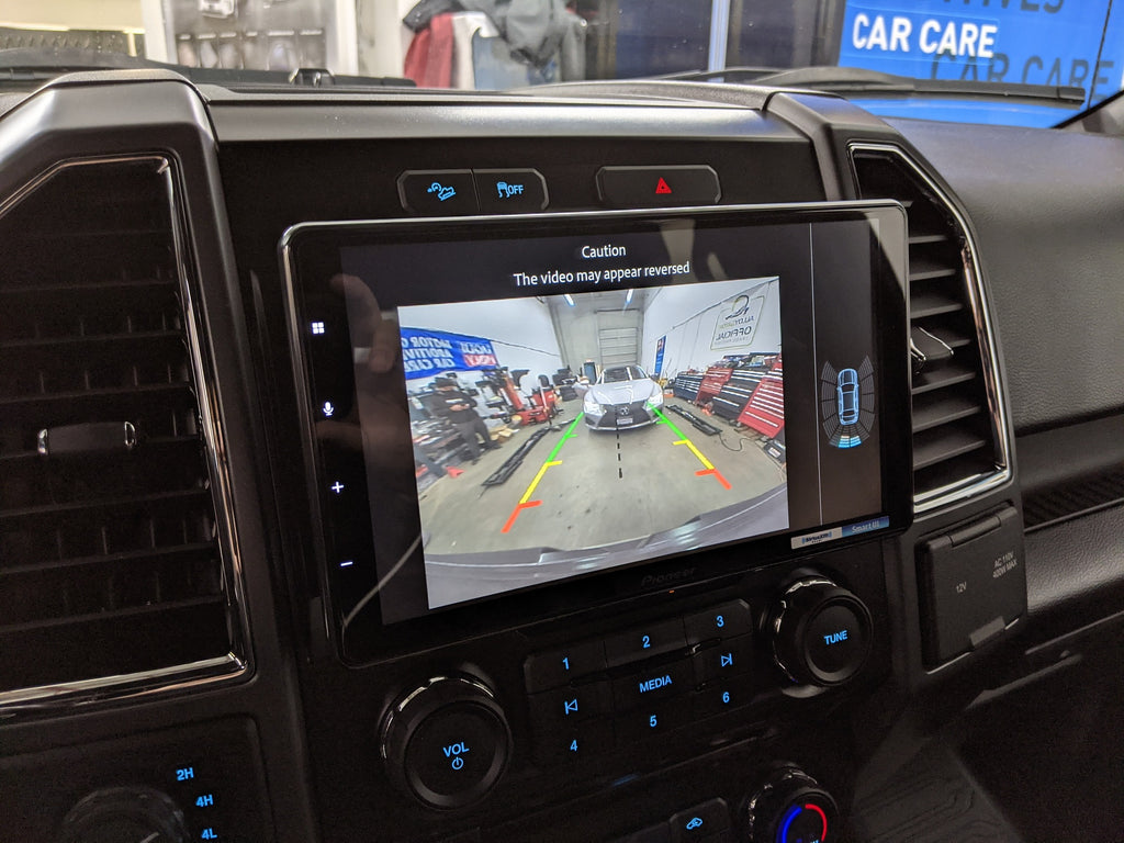 Ford F-150 backup camera install