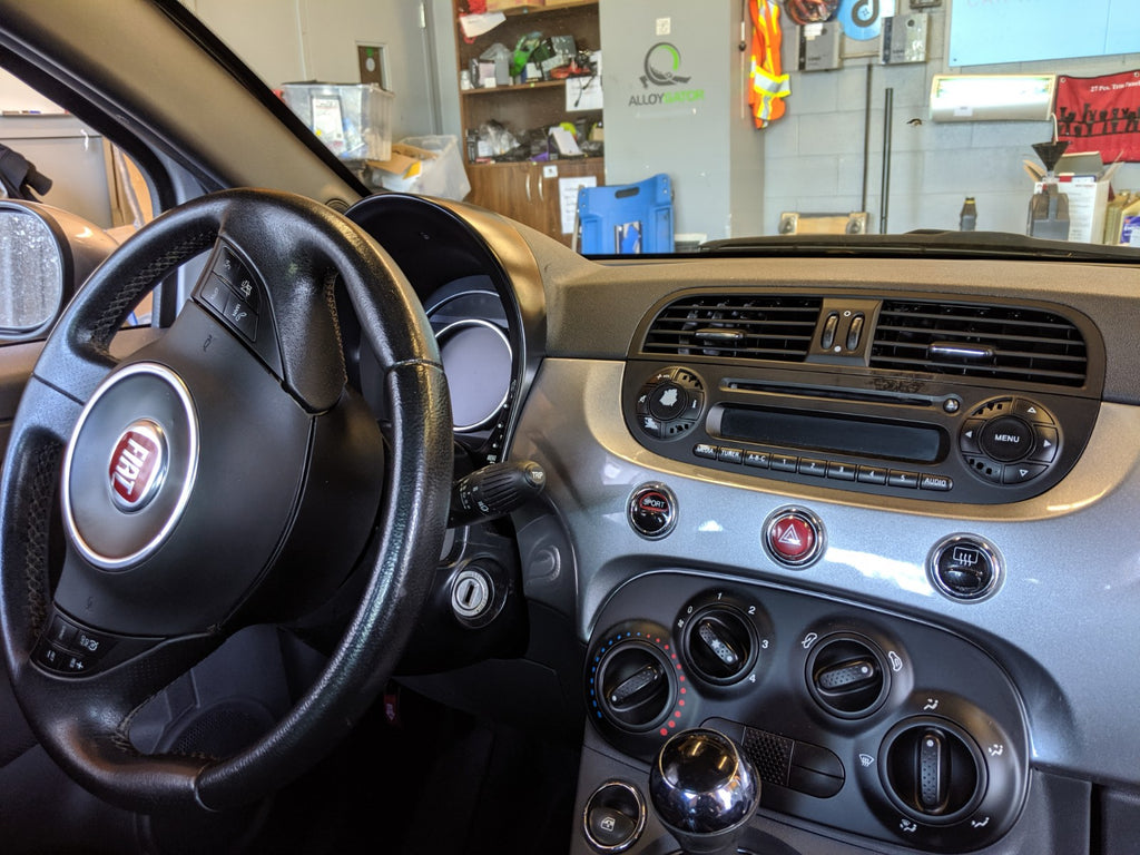 Fiat 500 factory radio defective