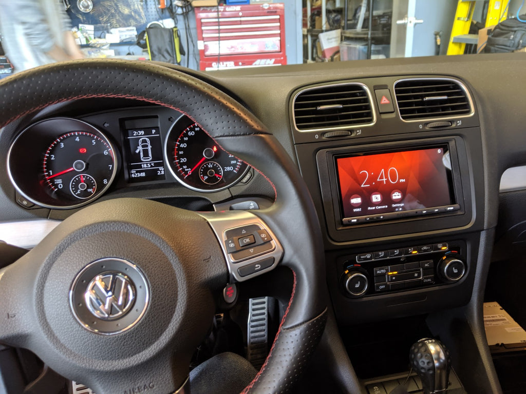 VW Mk6 Sony ax5000 double din carplay android