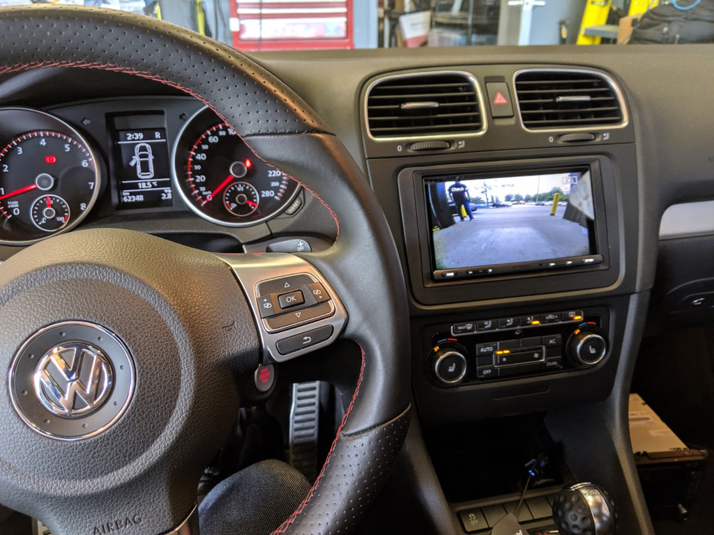 Sony xav-ax5000 backup cam vw gti