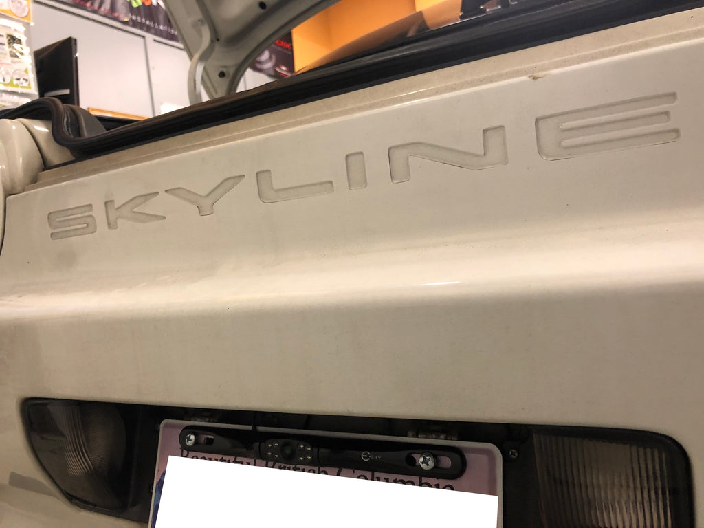 Skyline backup camera r32