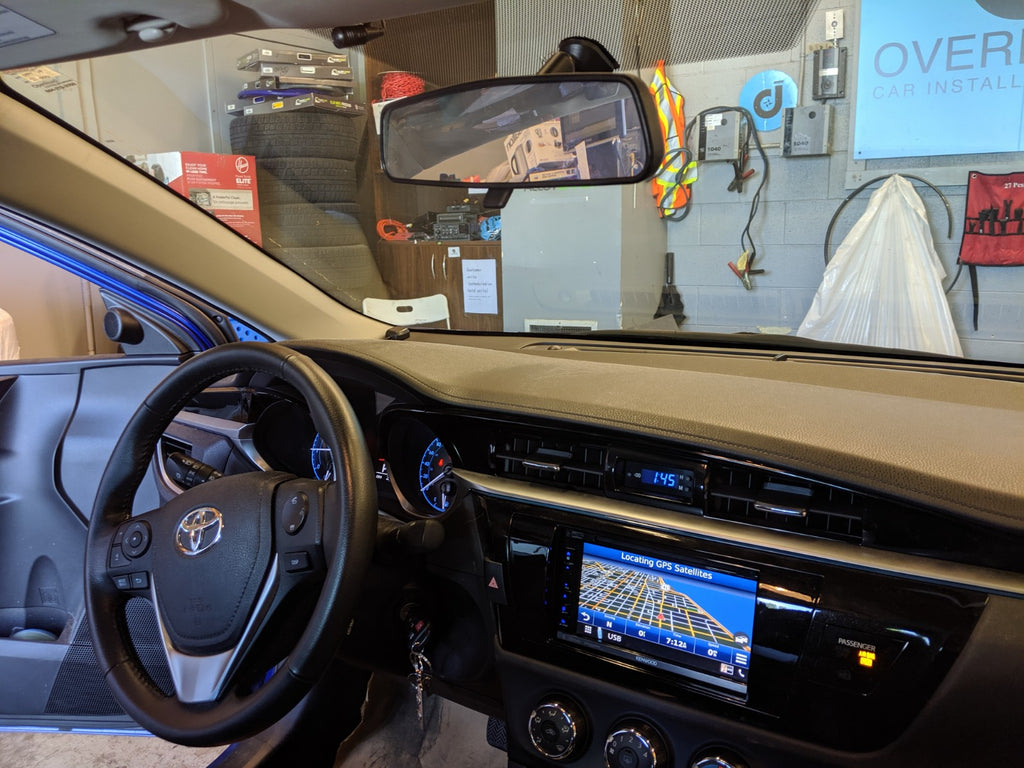 Toyota Corolla Kenwood double din gps