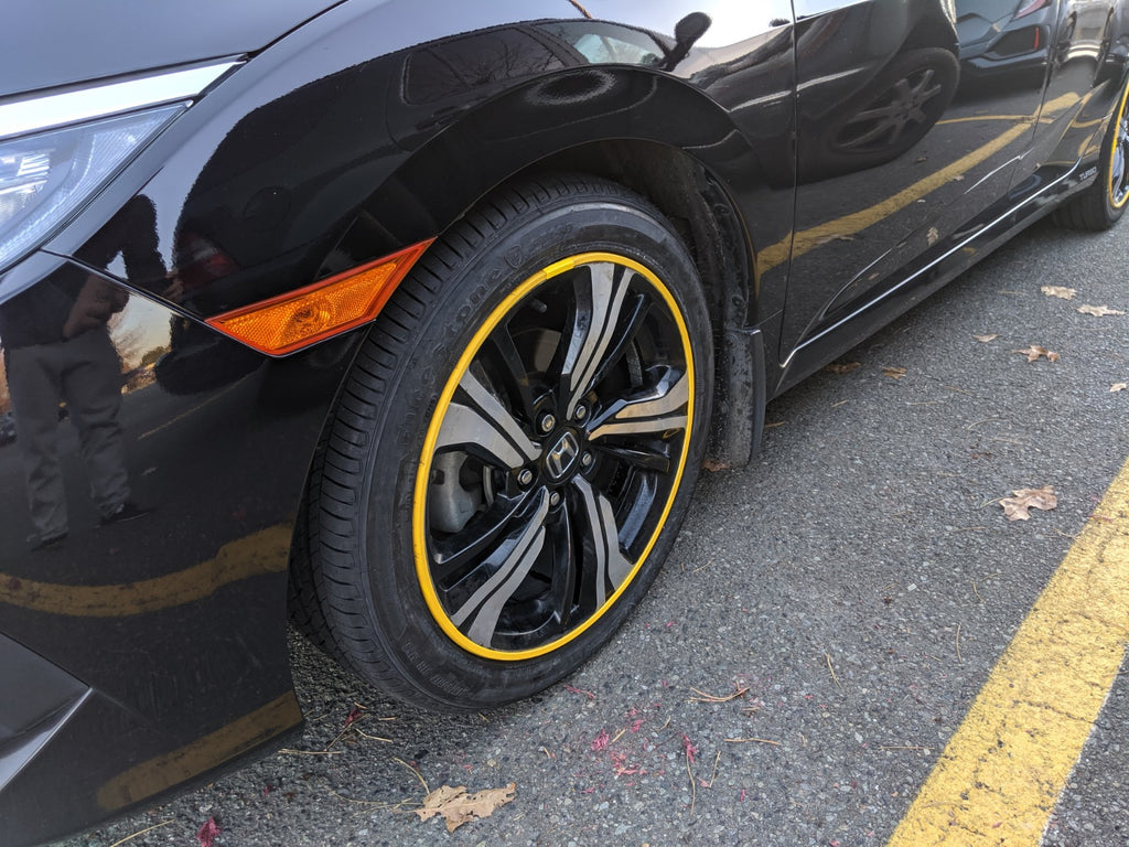 Honda Civic Yellow Alloygator