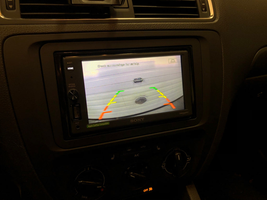 Sony XAV-AX1000 backup cam jetta