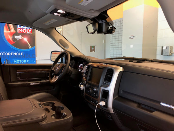 Dodge Ram 1500 blackvue dr750s-2ch install 2 channel