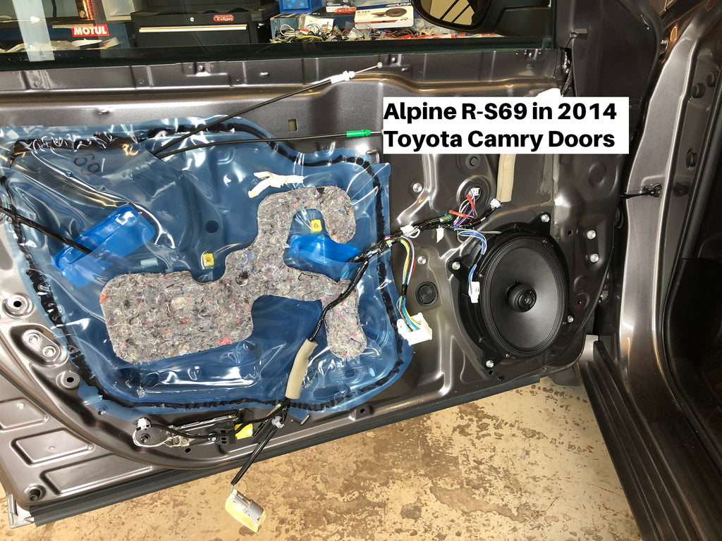 Alpine R-S69 door speakers camry