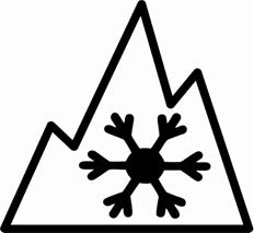 Severe winter service tire symbol designation