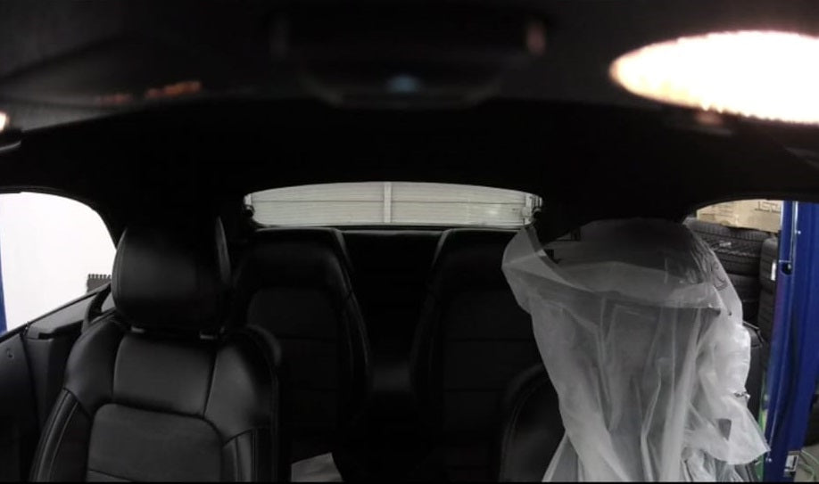 convertible interior facing dash cam