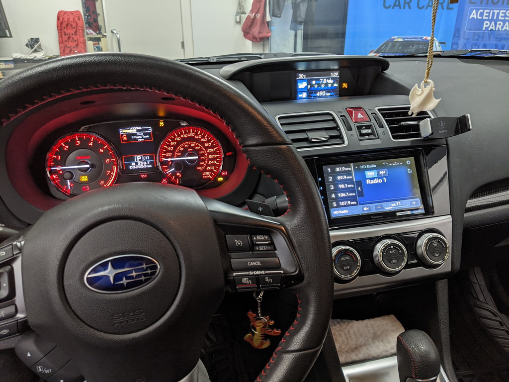 Subaru wrx pioneer double din