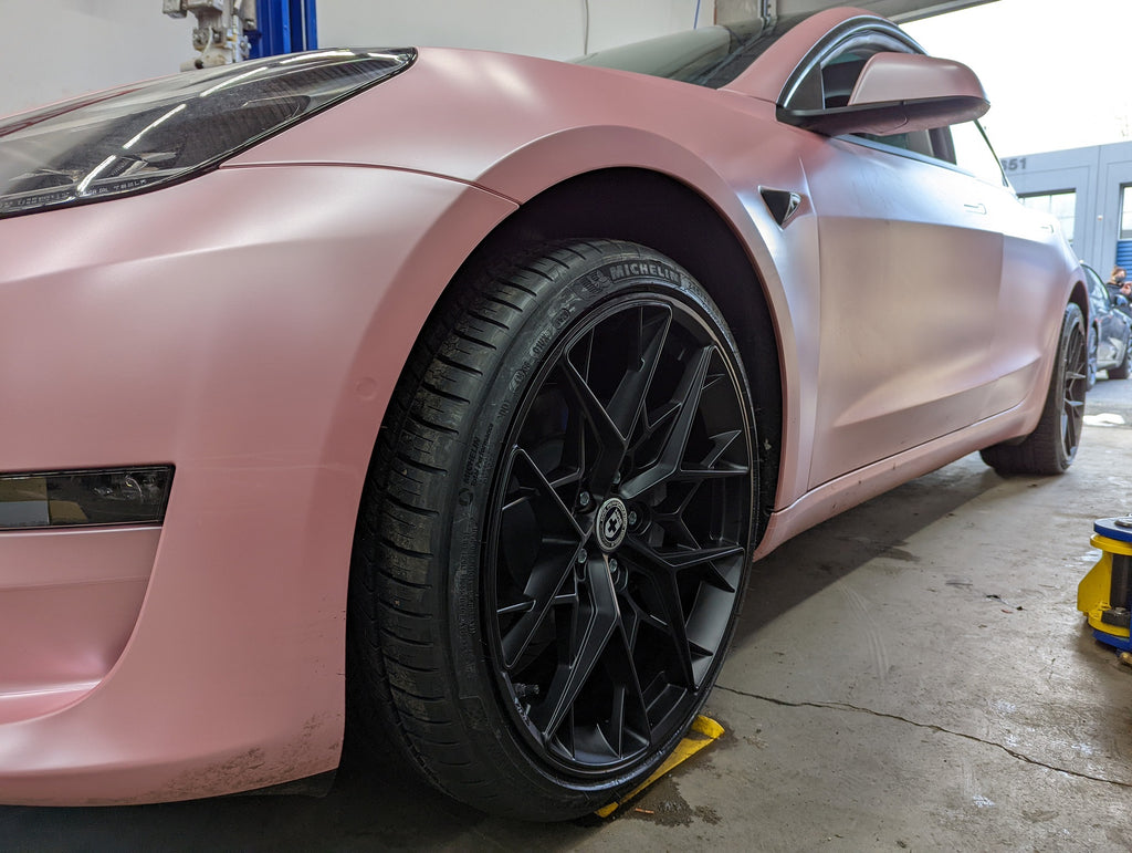 Model 3 pink HRE FF10