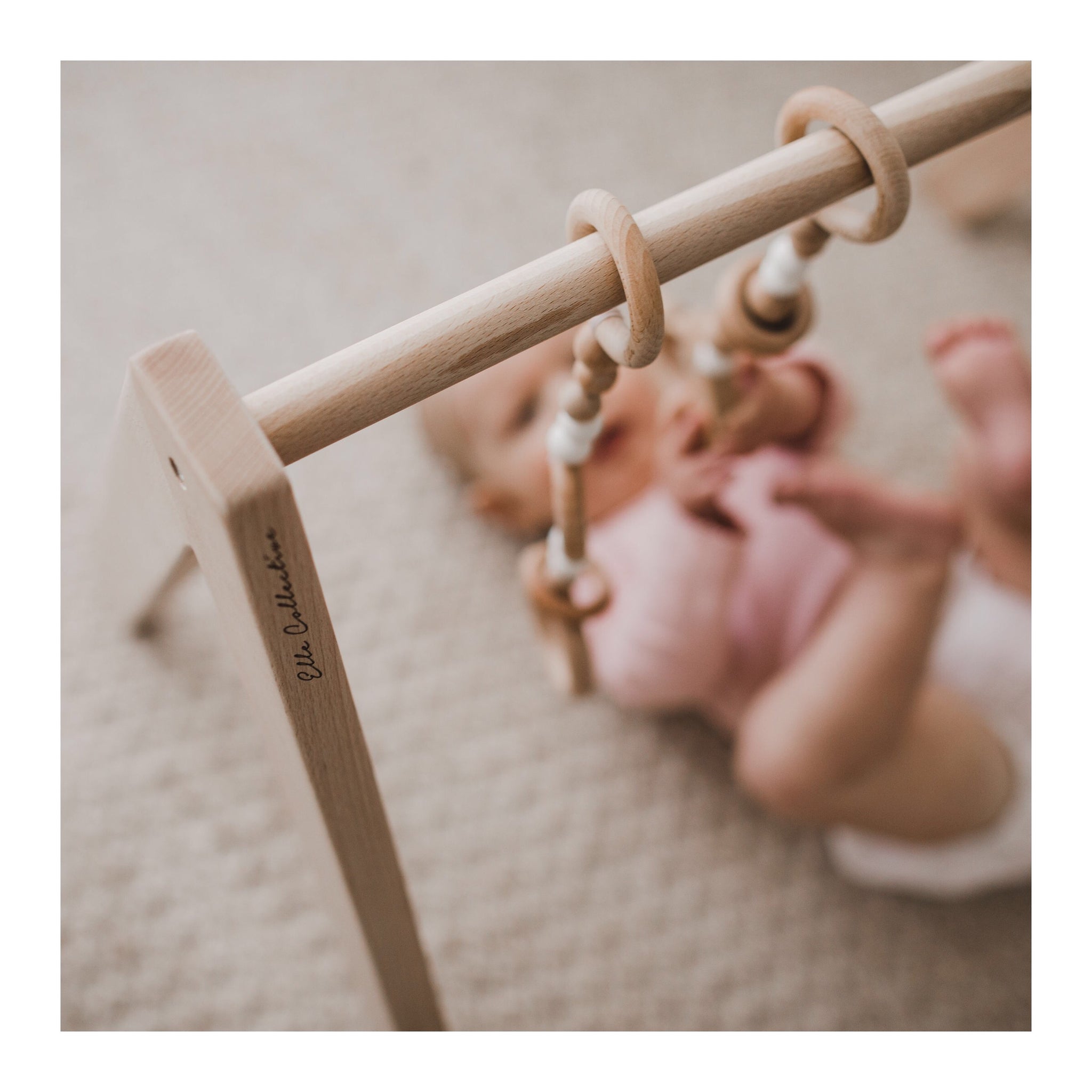 timber baby play gym