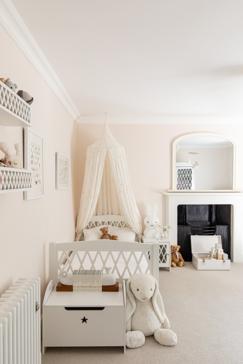 Kensington Rose® No.22 (Walls)_Pure White© No.1 (Ceiling)_Kids Bedroom_Mylands_@laurabutlermadden_2 - Newsletter and web.jpg__PID:8cb69183-9c5e-4359-baac-4de92798b58e