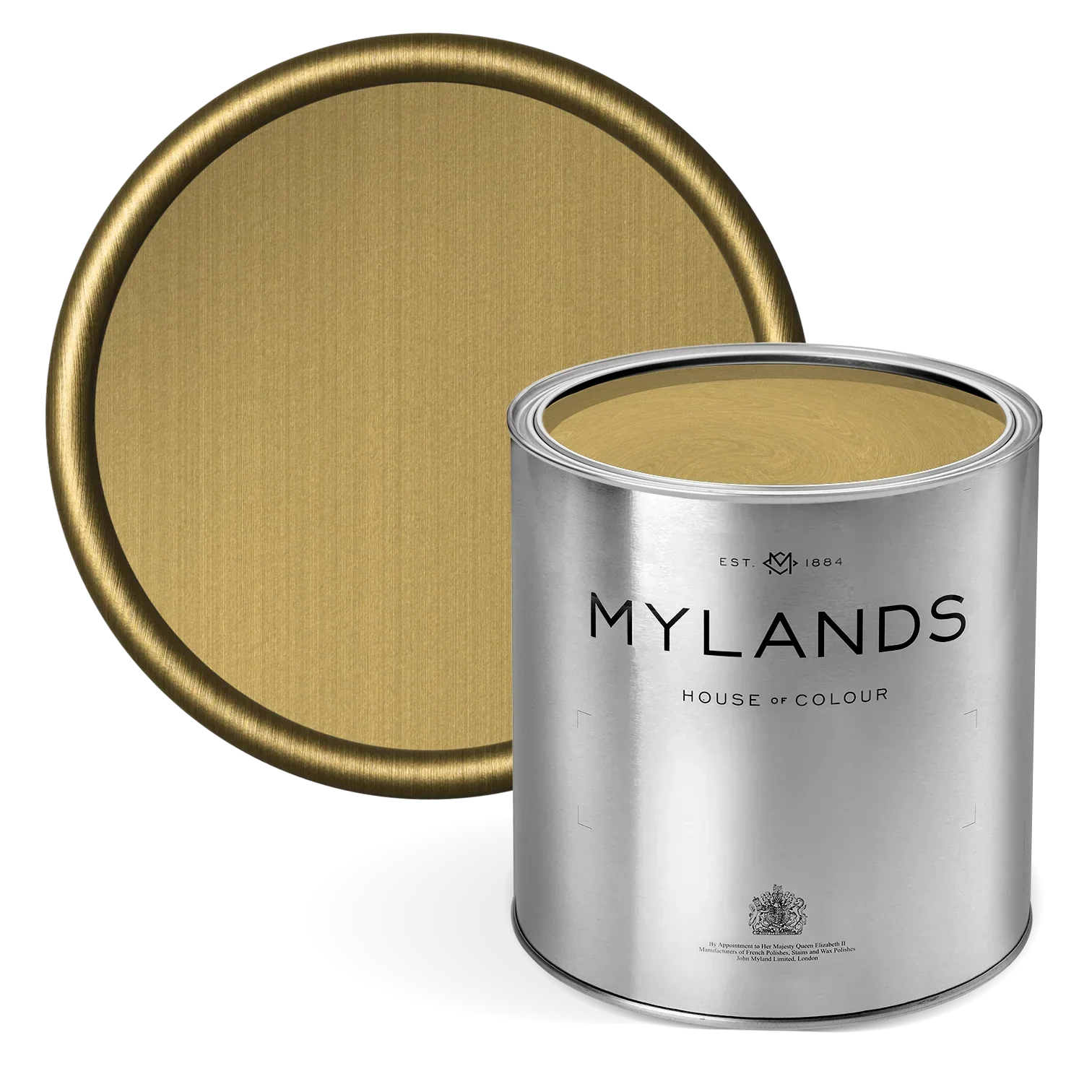 FTT-001™ - Rich Gold - Mylands metallic rich gold paint in tin
