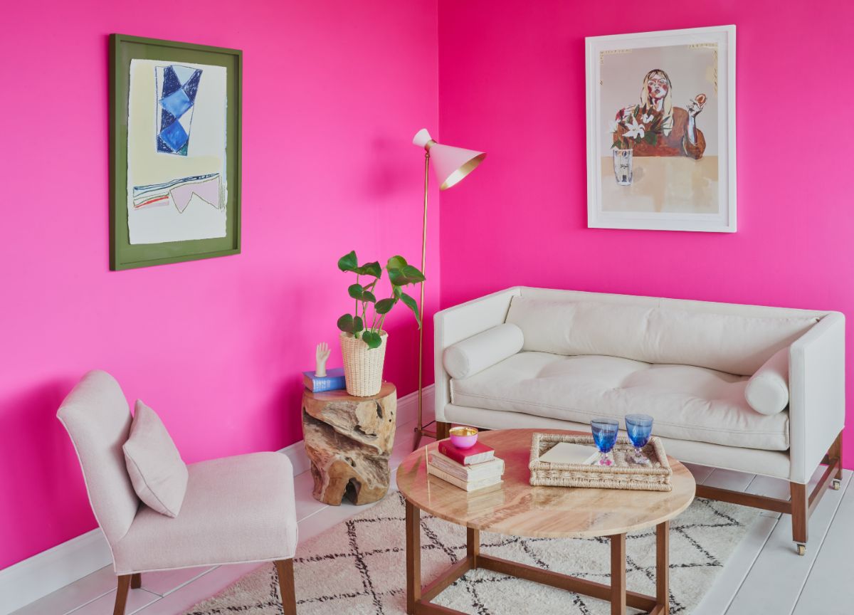 Interior Trend: soft pink walls - cate st hill