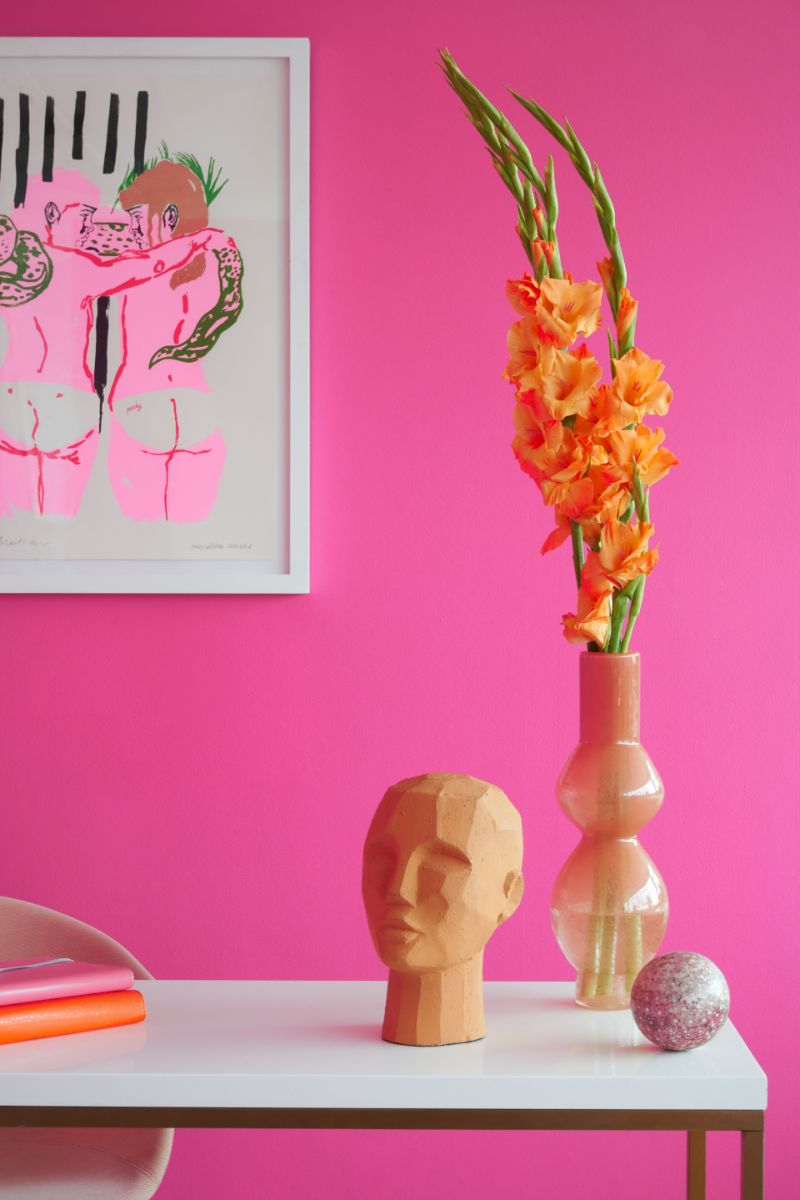 Barbiecore Interiors: Hot Pink - Ftt-006™ - is Mylands' Colour of the