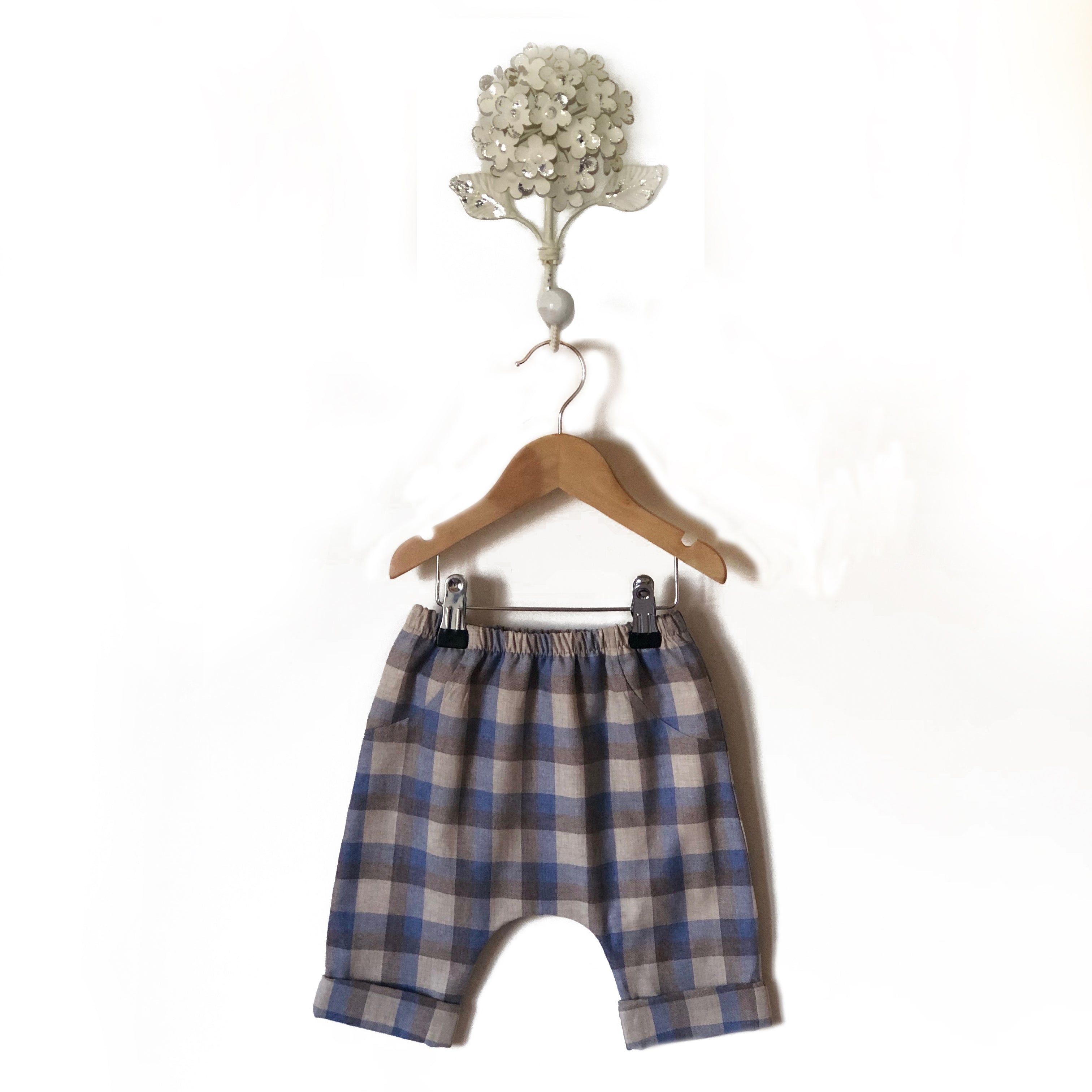 baby boy tartan trousers