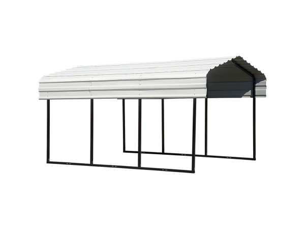 Arrow All Steel Carport and Patio Cover 10 x 15 – Covered Cars