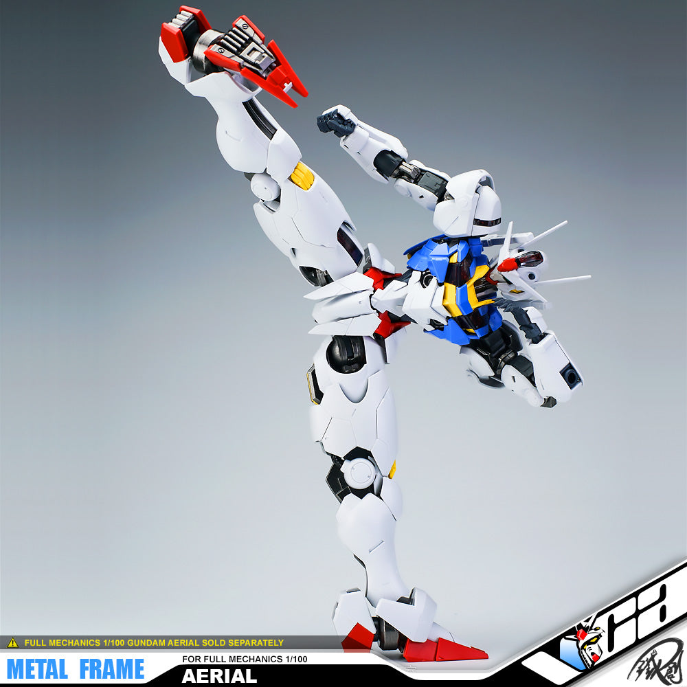 Iron Toys 铁创模型 Metal Structure Inner Frame Parts for Full Mechanics 1/100 FM Gundam Aerial Upgrade Parts VCA Singapore