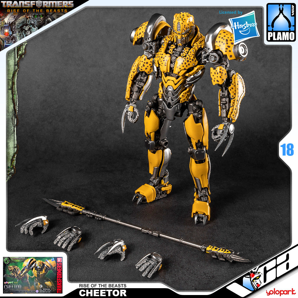 Yolopark AMK Cheetor Transformers Rise of the Beasts Plastic Assemble Action Figure Toy VCA Singapore