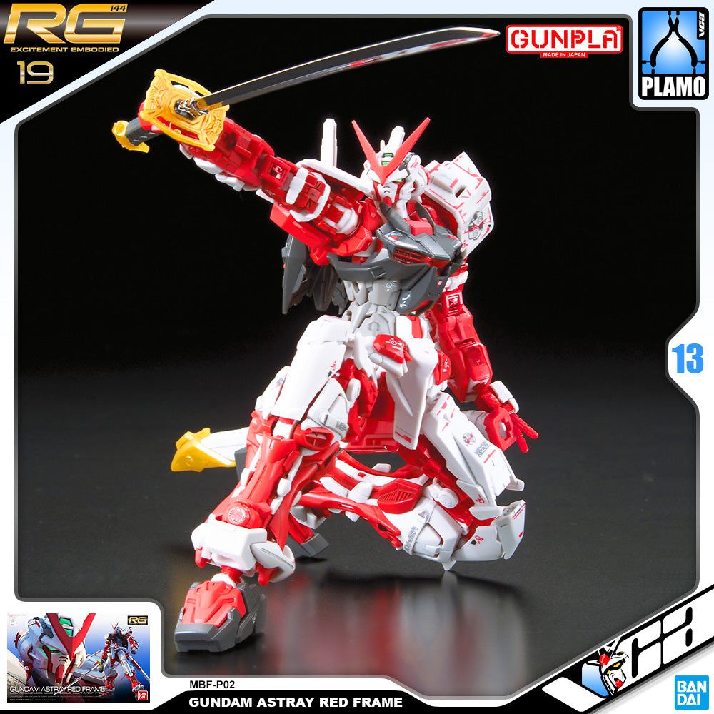 Bandai Gunpla Real Grade 1/144 RG Gundam Astray Red Frame Plastic Model Action Toy VCA Singapore