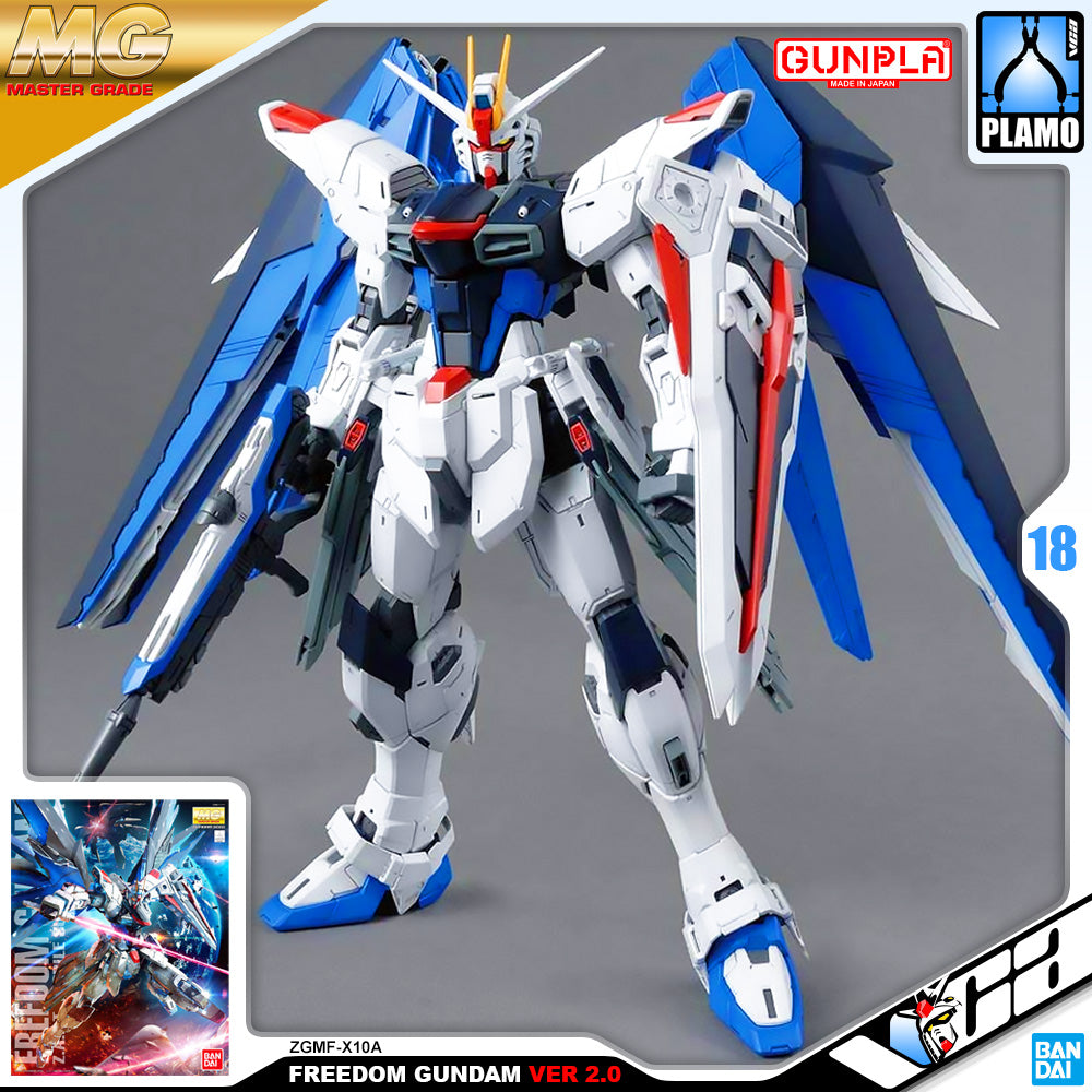 Bandai Gunpla Master Grade 1/100 MG Freedom Gundam Ver 2.0 Plastic Model Toy VCA Singapore