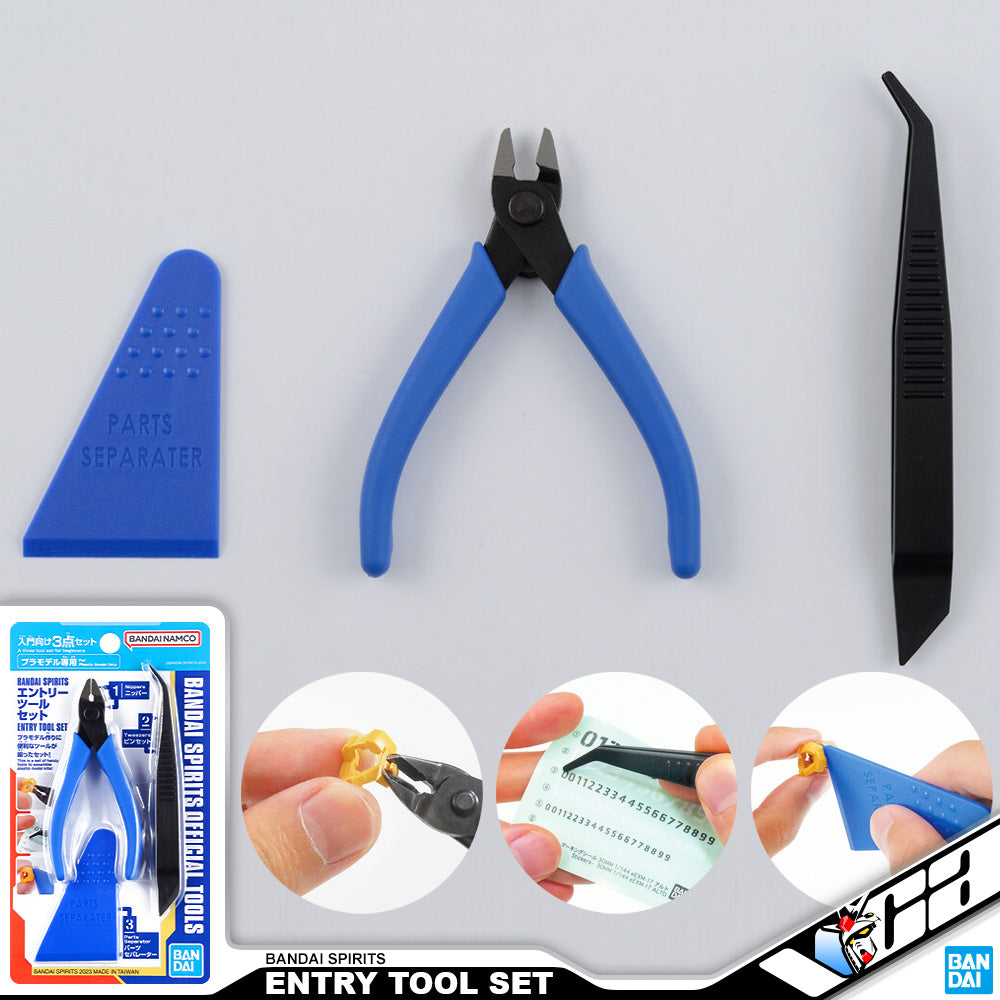 Bandai Spirits Official Tools Entry Tool Set for Plastic Model Assembly Toy Kit VCA Gundam Singapore