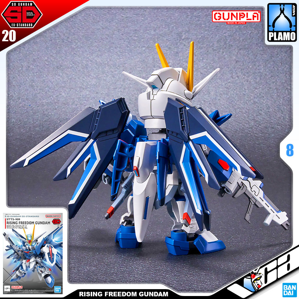 Bandai Gunpla SD Ex Standard SDEX Rising Freedom Gundam Plastic Model Action Toy Kit VCA Singapore