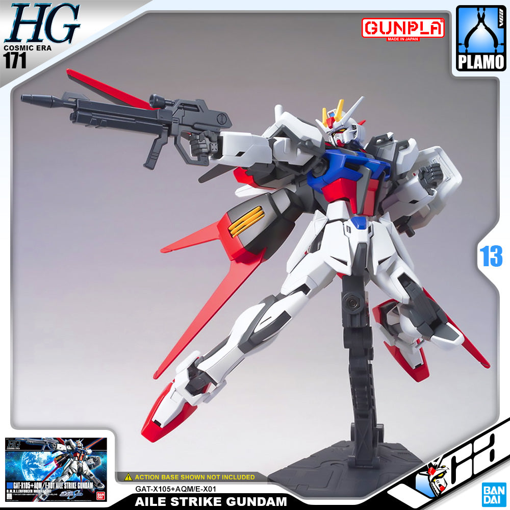 Bandai Gunpla High Grade Cosmic Era HGCE 1/144 HG Aile Strike Gundam Plastic Model Toy VCA Singapore