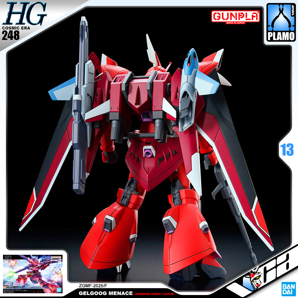 Bandai Gunpla High Grade Cosmic Era HG Gelgoog Menance Plastic Model Action Toy VCA Gundam Singapore