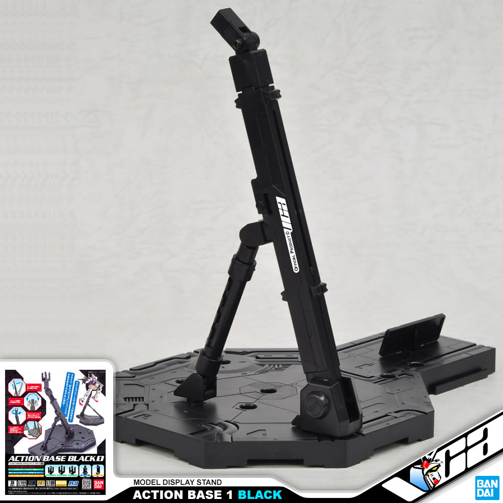 Bandai Display Action Base 1 Black For Plastic Model Action Toy VCA Gundam Singapore