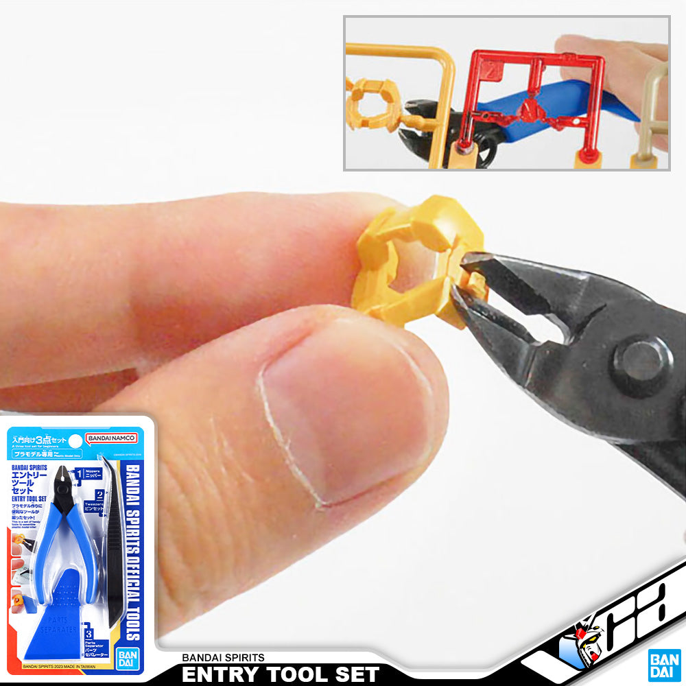 Bandai Spirits Official Tools Entry Tool Set for Plastic Model Assembly Toy Kit VCA Gundam Singapore