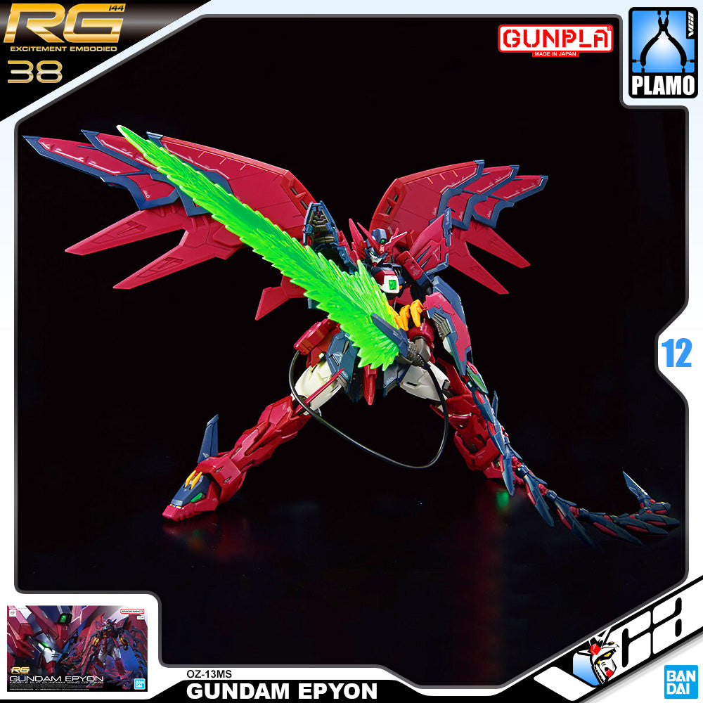 Bandai Gunpla Real Grade 1/144 RG 高达 Epyon 塑料模型玩具 VCA Singapore