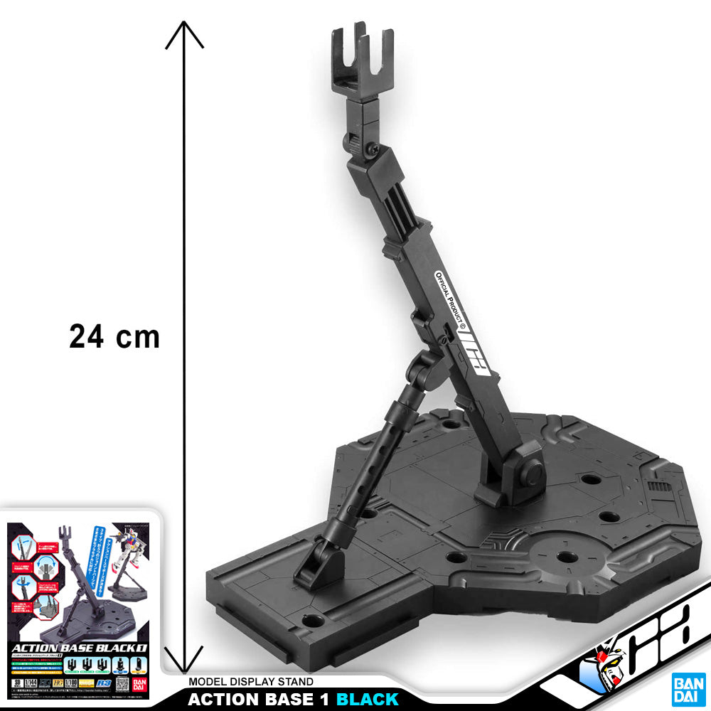 Bandai Display Action Base 1 Black For Plastic Model Action Toy VCA Gundam Singapore