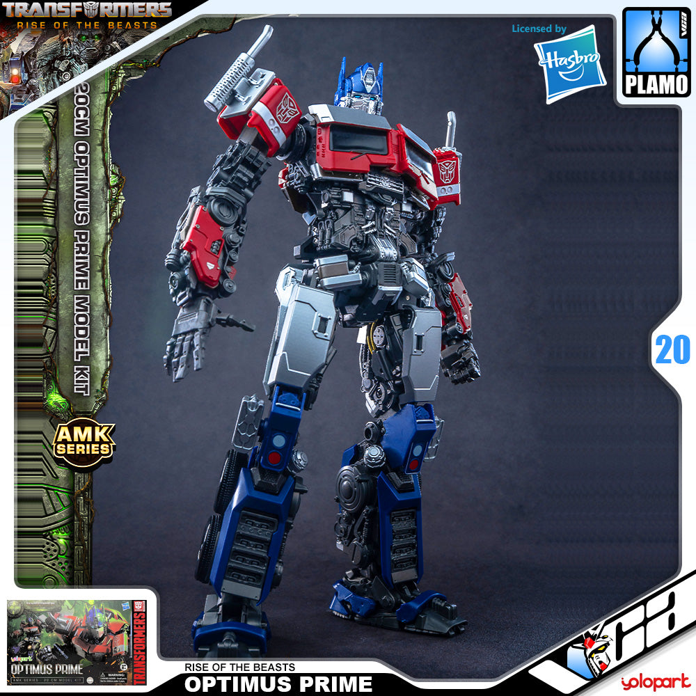 Yolopark AMK Optimus Prime Transformers Rise of the Beasts Plastic Assemble Action Figure Toy VCA Singapore