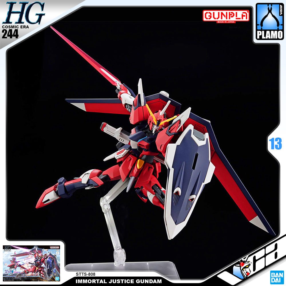 Bandai Gunpla High Grade Cosmic Era HGCE HG Immortal Justice Gundam Plastic Model Action Toy VCA Singapore
