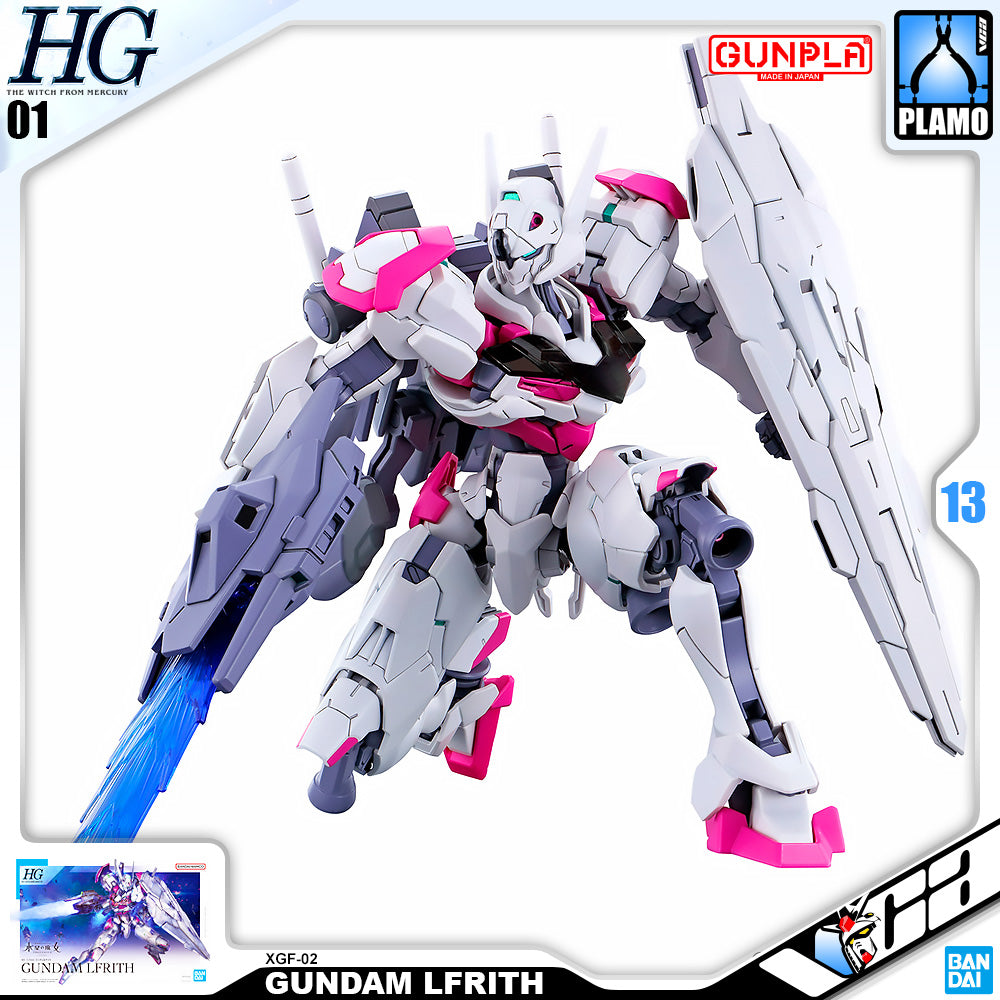 Bandai Gunpla 高级水星魔女 HG 高达 Lfrith 塑料模型动作玩具 VCA Singapore