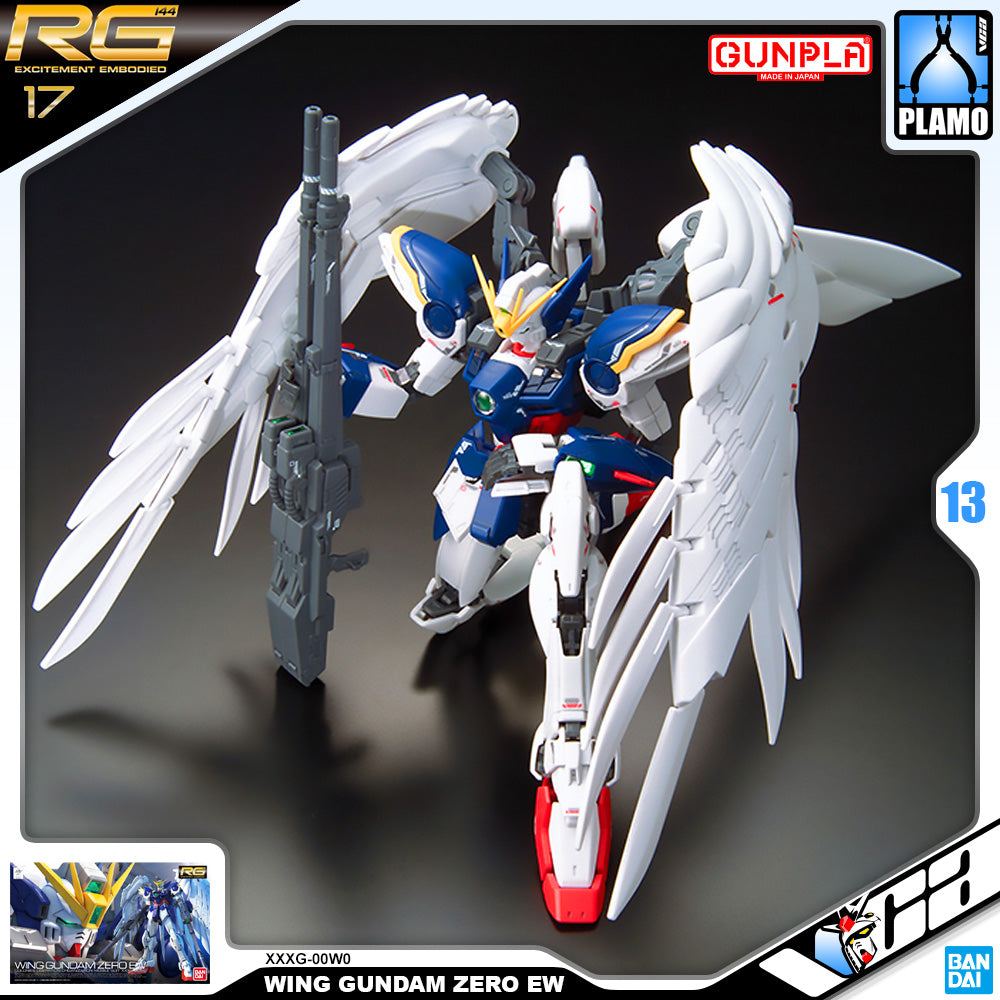 Bandai Real Grade RG Wing Gundam Zero EW Plastsic Model Action Toy VCA Singapore