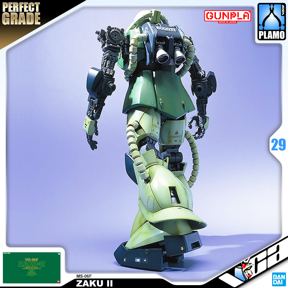 Bandai Gunpla Perfect Grade PG MS-06F Zaku II Plastic Model Action Figure Toy VCA Gundam Singapore