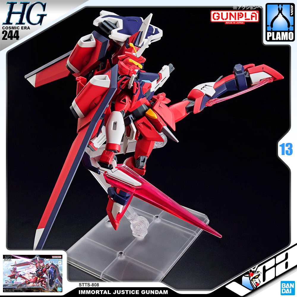 Bandai Gunpla High Grade Cosmic Era HGCE HG Immortal Justice Gundam Plastic Model Action Toy VCA Singapore