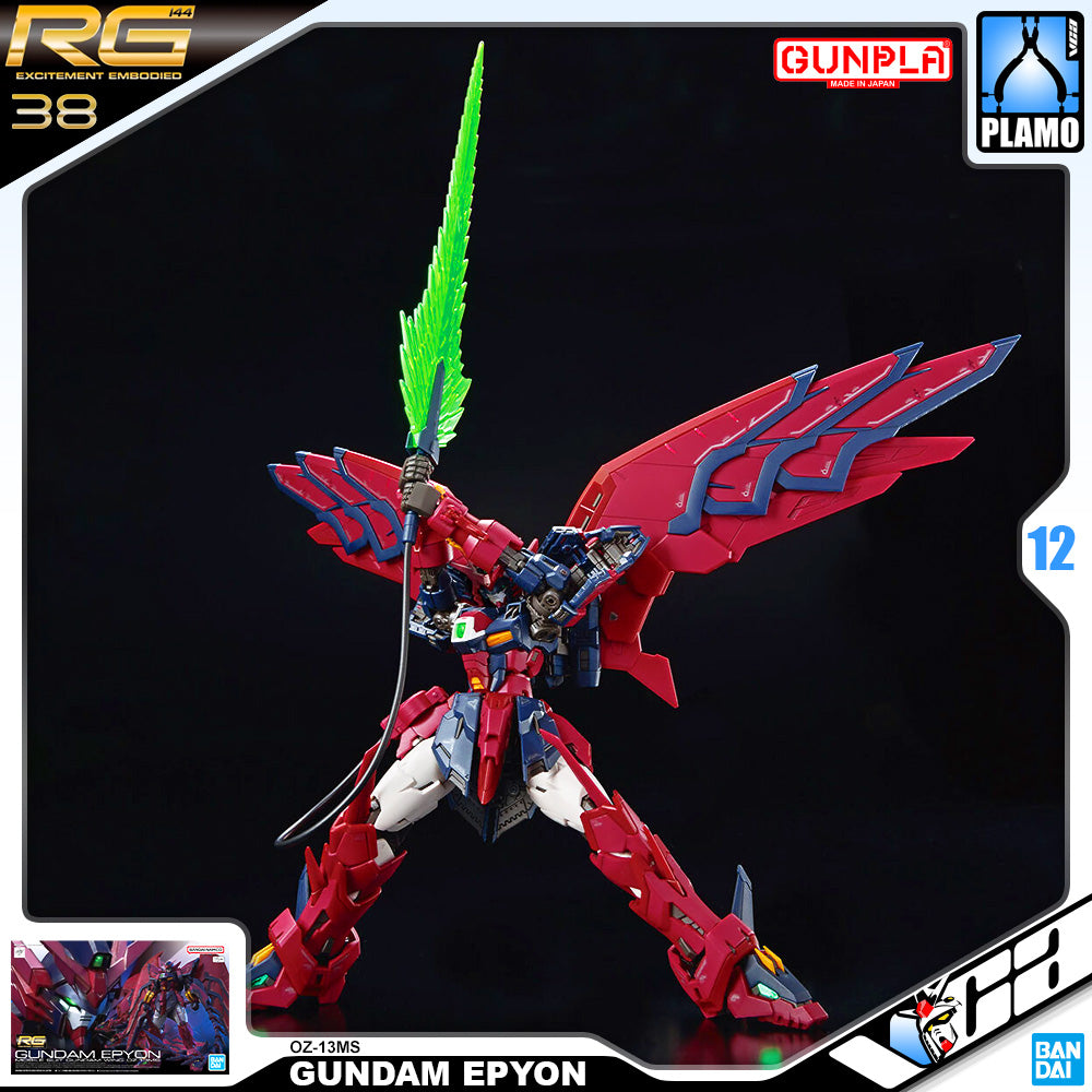 Bandai Gunpla Real Grade 1/144 RG 高达 Epyon 塑料模型玩具 VCA Singapore