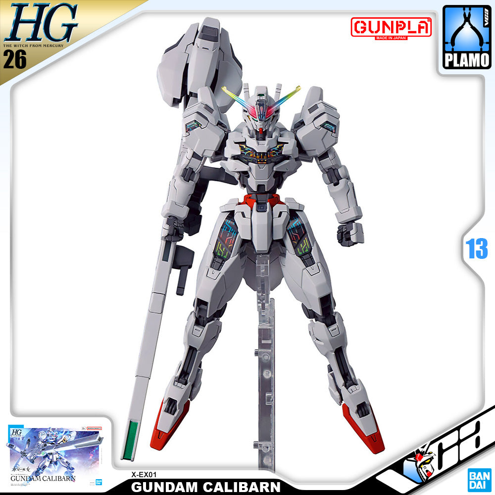 Bandai Gunpla 高级 HG 高达 Calibarn 塑料模型动作玩具 VCA Singapore