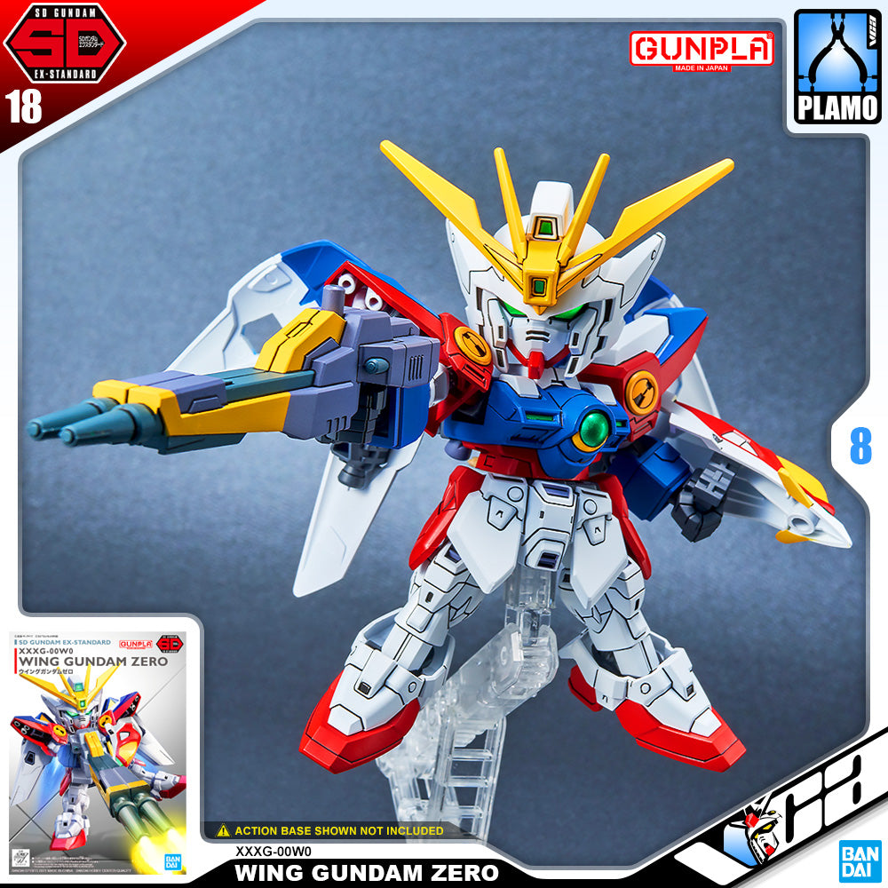 Bandai Gunpla SD EX Standard SDEX XXXG-00W0 Wing Gundam Zero Plastic Model Action Toy VCA Singapore